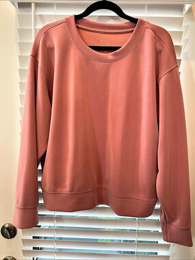 A New Day Long Sleeve Sweatshirt in Pink Size Medium Like New